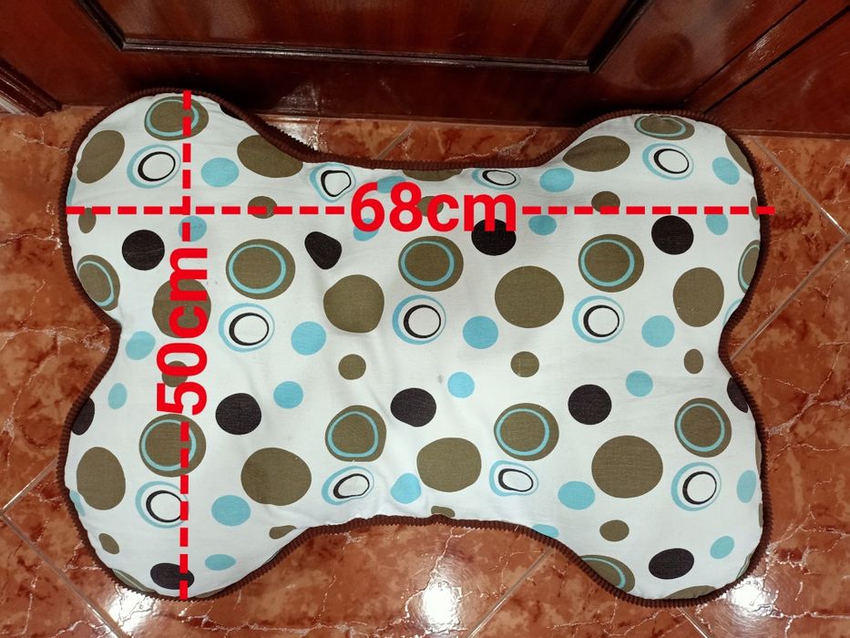 Cama para cães em forma de osso casa quarto apartamento vivenda carro.