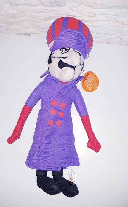 Wacky Races Dick Dastardly 35cm Zwariowane wyścigi MASKOTKA