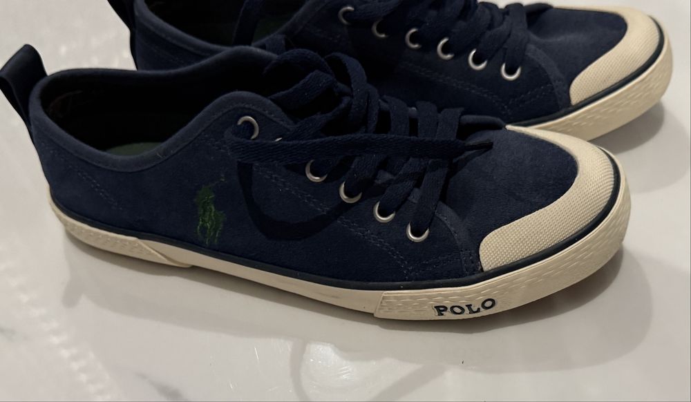 Polo Ralph Lauren Trampki sneakersy granatowe r. 38