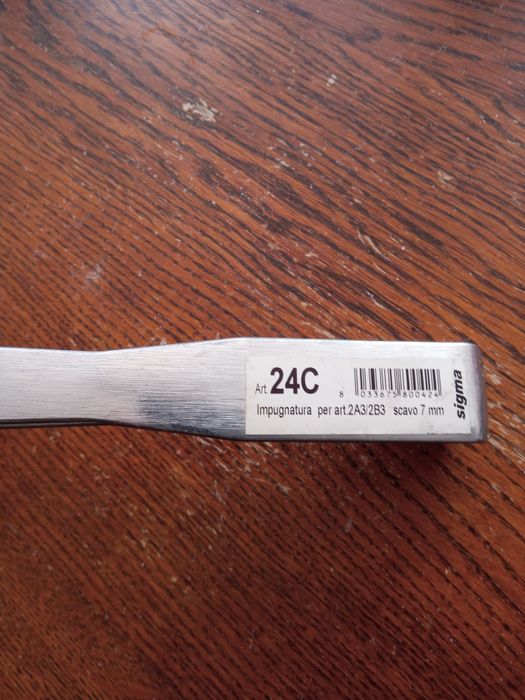 Rączka 24c  Sigma do przecinrki 2a3 2b3 grubość 7mm .  sposób cięcia "do siebie"