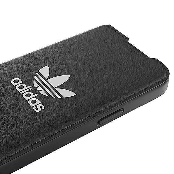 Etui Adidas Or Booklet Case Basic na iPhone 14 - czarno-białe