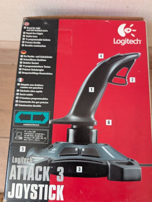 джойстик Logitech Attack 3 для ПК
