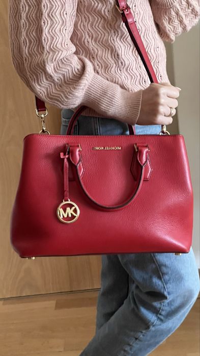 Mala MK Michael Kors vermelha