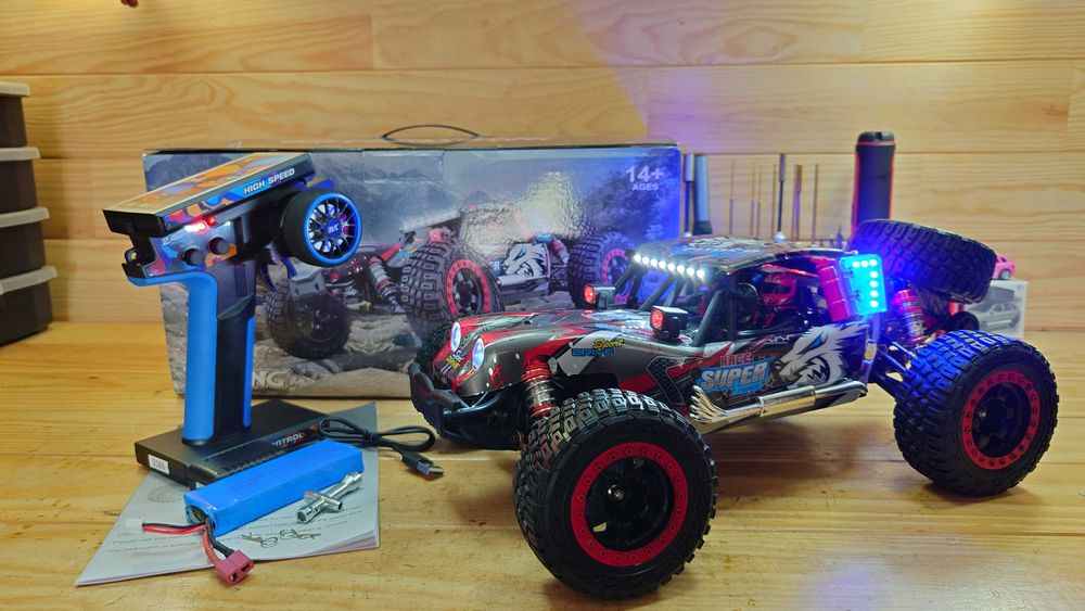 WLToys 124028 carro RC, Brushless