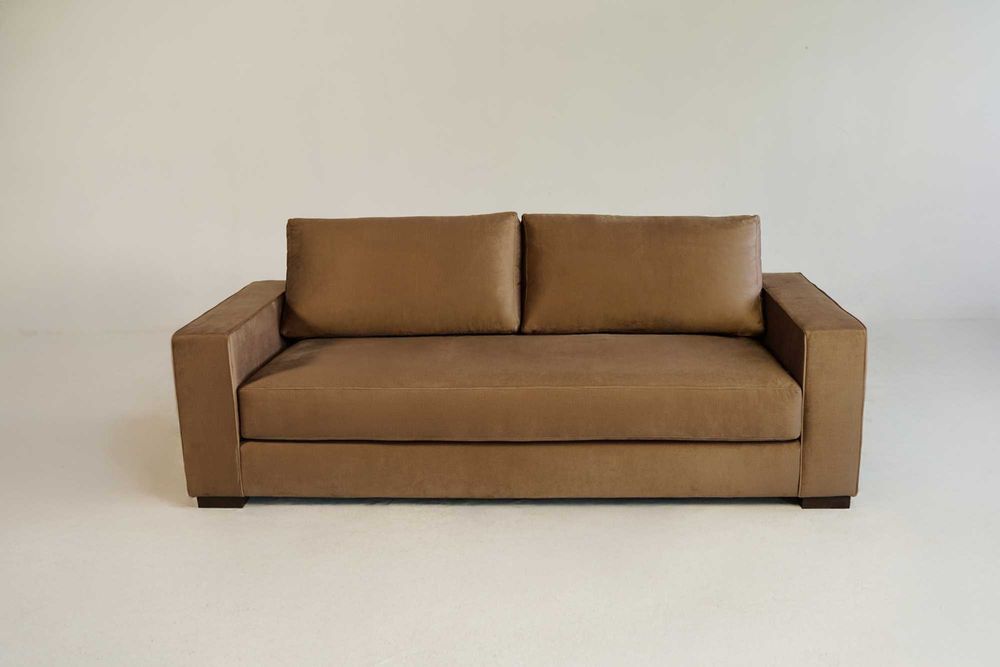 Sofa z tkaniny premium o szerokości 234 cm - nowa - po sesji
