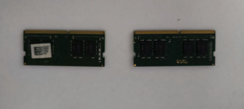 memórias DDR4 SODIMM, Velocidade: 2666 MHz, Crucial, Kingston.
​Capaci