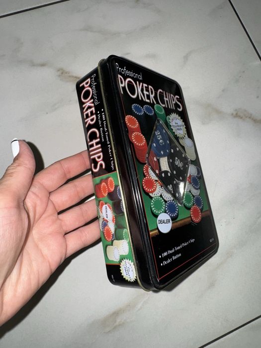 Набор для покера "Poker chips" (100 шт) фишки для покера