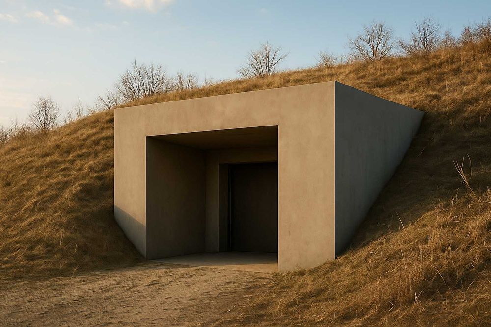 Podziemny schron betonowy B35