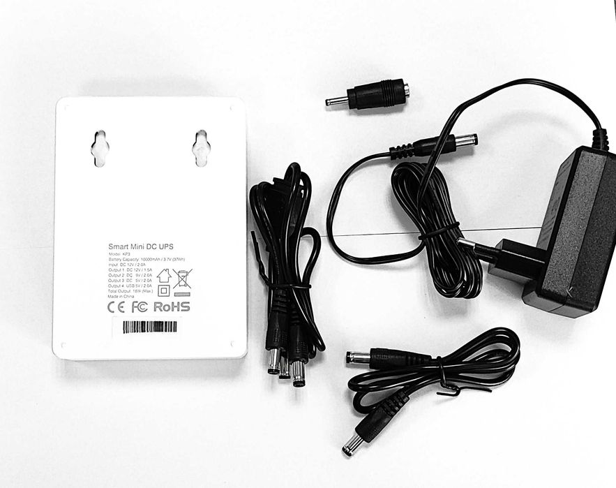 Мини ИБП для роутера Marsriva KP3 10000Ah,DC+USB OUT 5V/9V/12V, 2А/18W