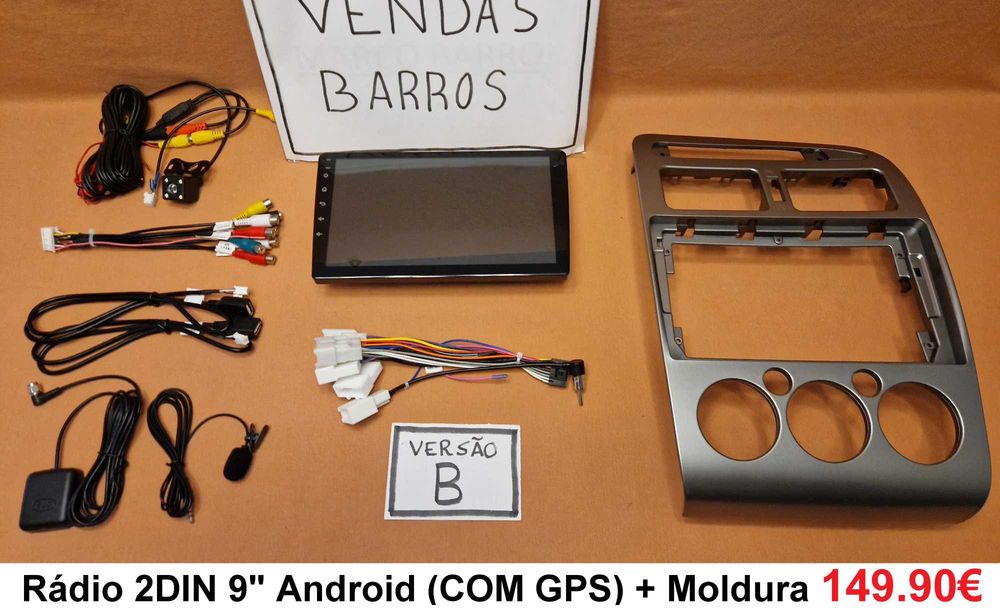 (NOVO) Rádio 2DIN 9" Toyota AVENSIS T22 (T220) • Android [4+64GB]