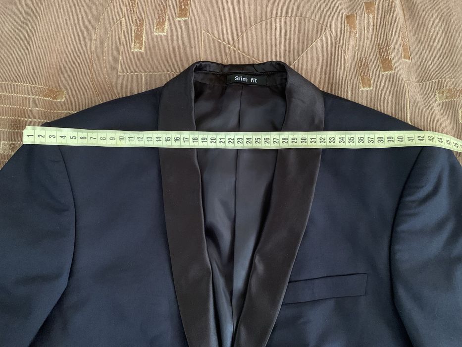 Класичний чоловічий костюм Slim fit (двойка) розмір S 44