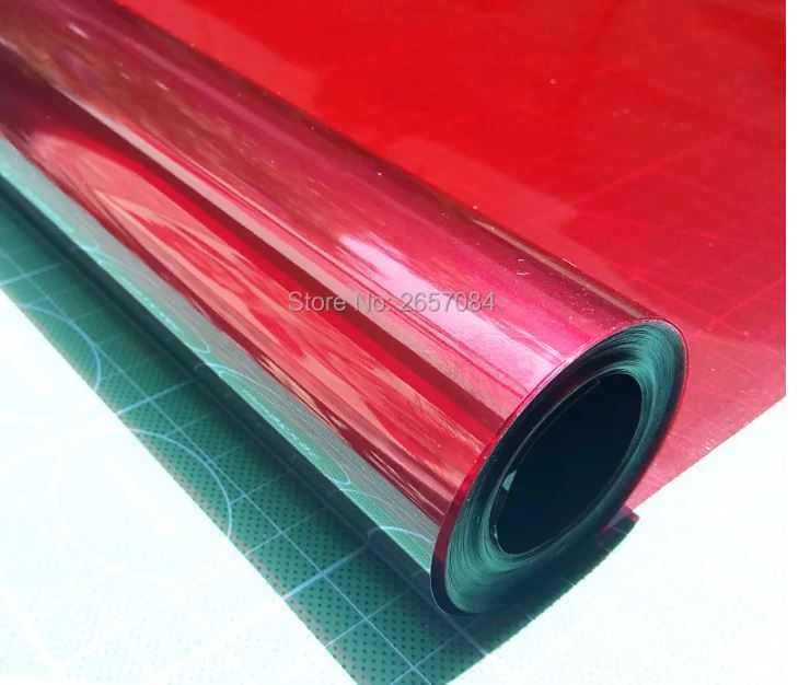 Пленка термоусадочная для моделей самолетов 2х0,6 м (красная)