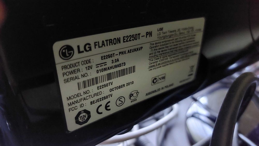 Monitor lg flatron