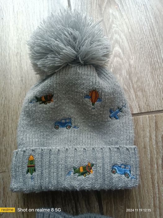 Czapka  i komin komplet(6-12mies)