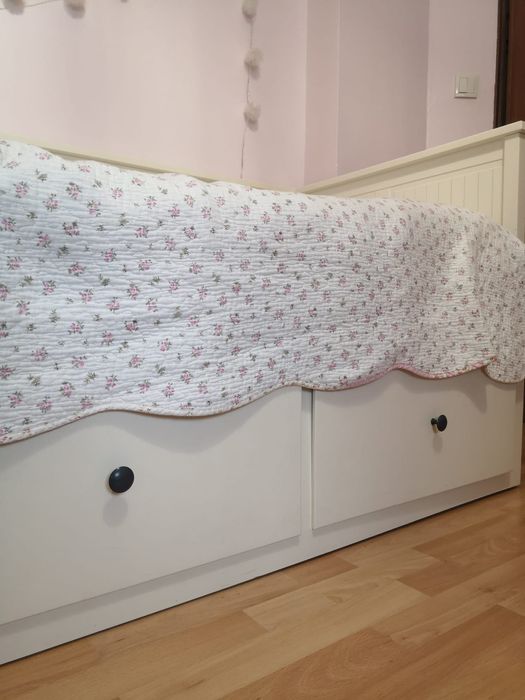 Cama individual dupla c/ 3 gavetas