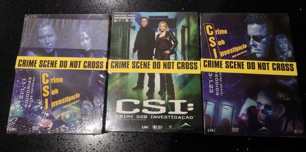 DVD - temporadas 1 e 2 da série CSI