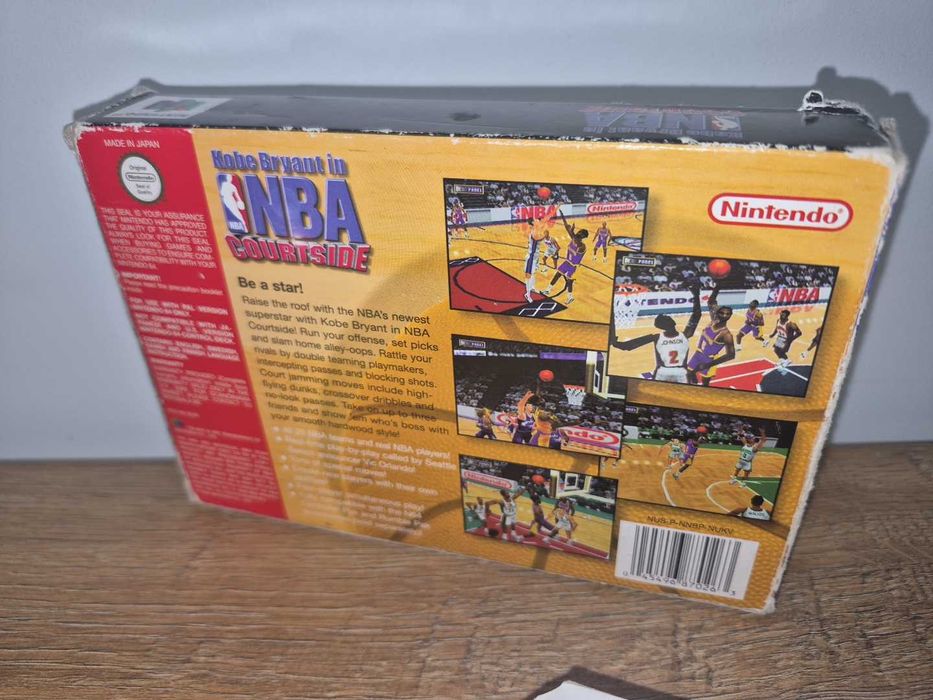 Gra NBA Courtside - NINTENDO 64 N64 - DB- stan CIB Komplet