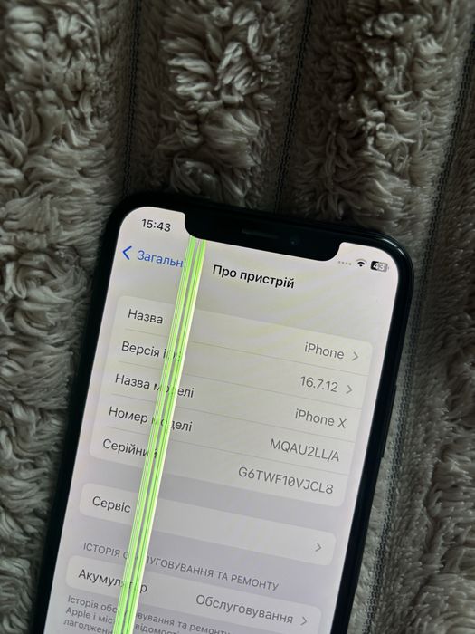 Iphone X 256 Gb чорний