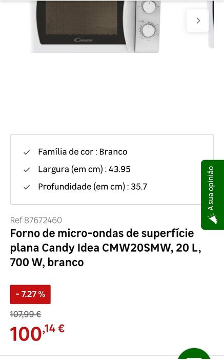 Microondas Candy