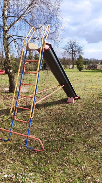 Zjeżdżalnia, drabinki Huśtawka