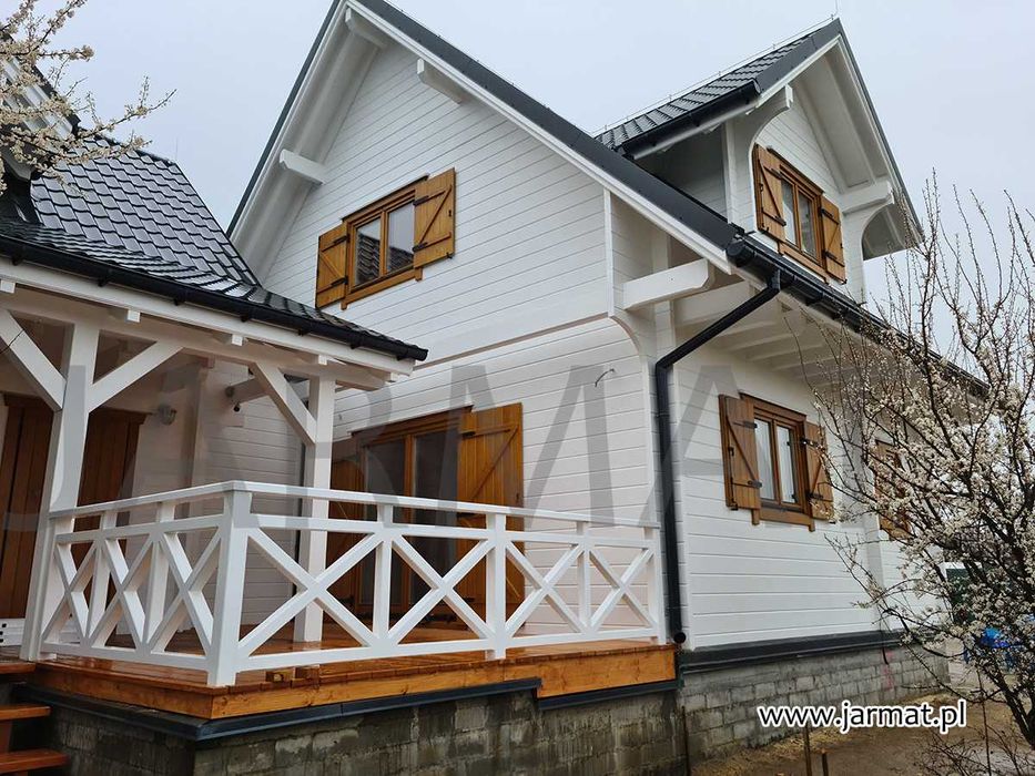 Dom drewniany całoroczny D59 JARMAT.PL BALE Producent