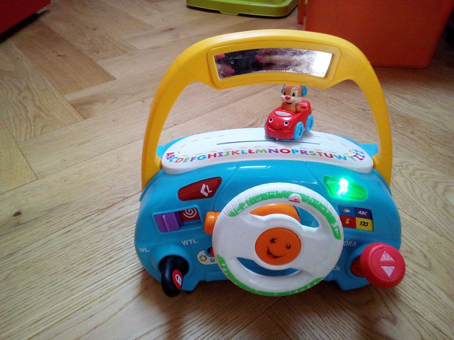 Kierownica szczeniaczka dla małego kierowcy Fisher Price