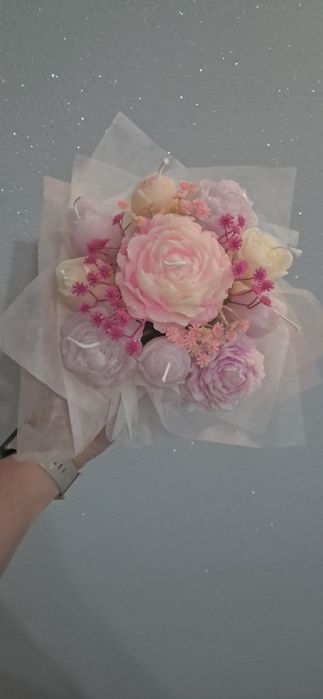 Flower box ze świec sojowych