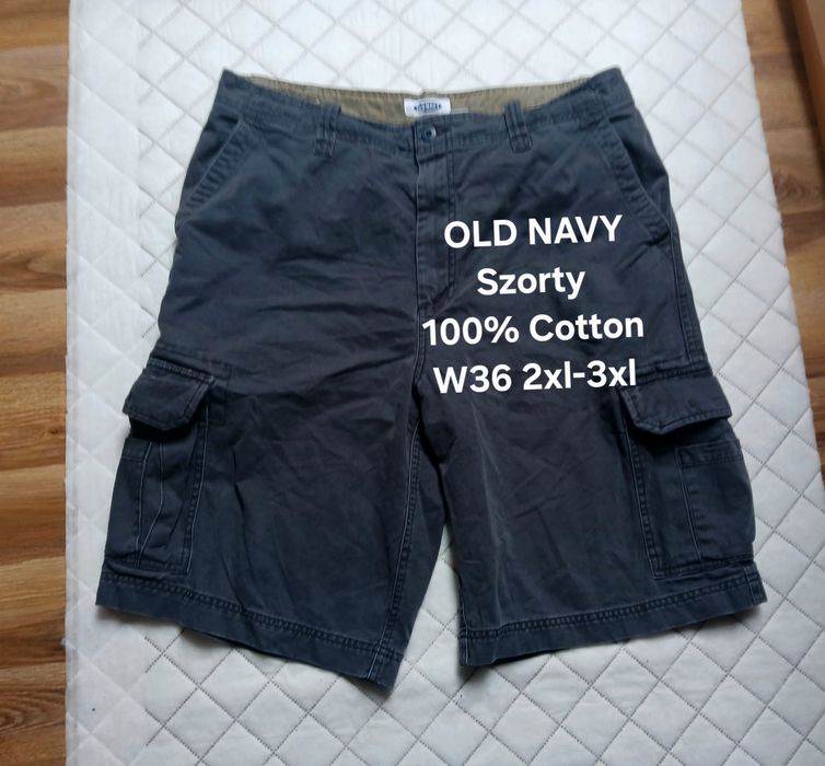 Old Navy Szorty Spodenki Cargo Szare W36 2xl-3xl