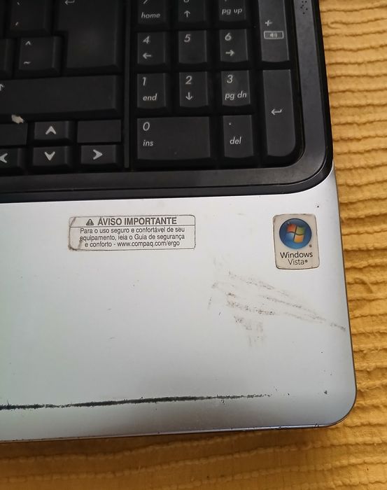 Portatil Compaq CQ61 200 SP Acende falta Bateria sem Carregador