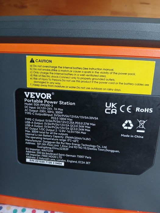 Power station Vevor