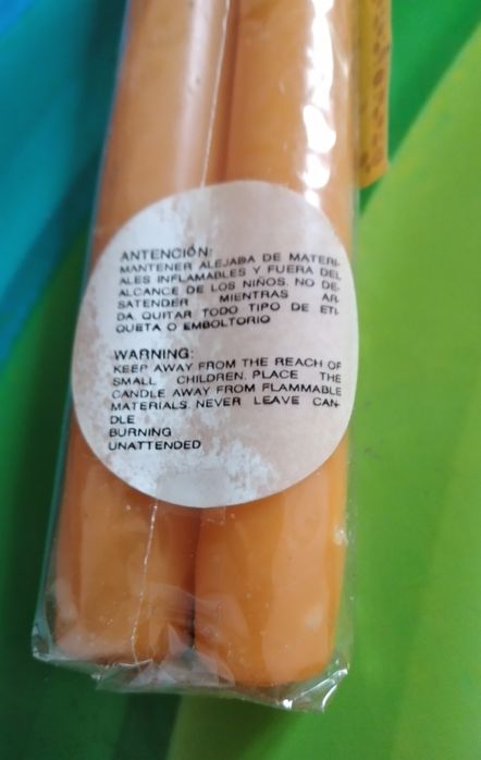 Par de velas perfumadas