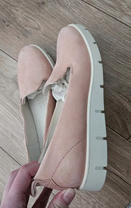 ecco soft półbuty damskie baleriny szersze stopy 39