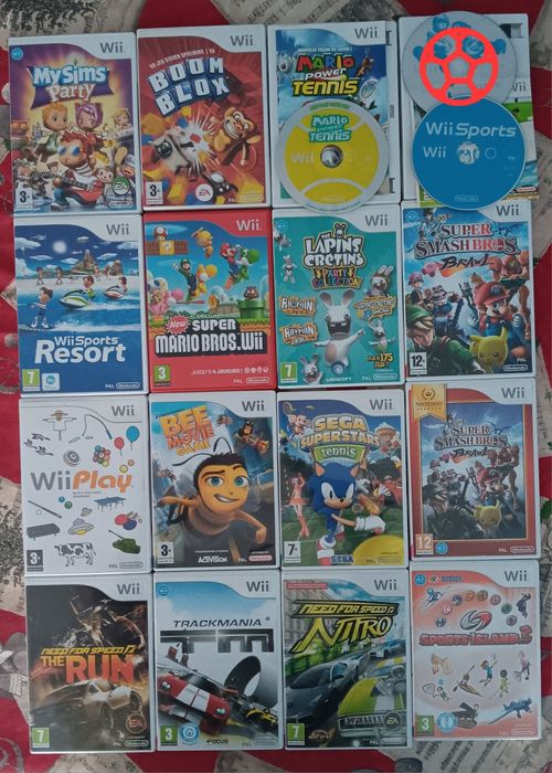 4 jogos Nintendo Wii