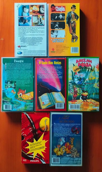 Lote de VHS conjunto 8
