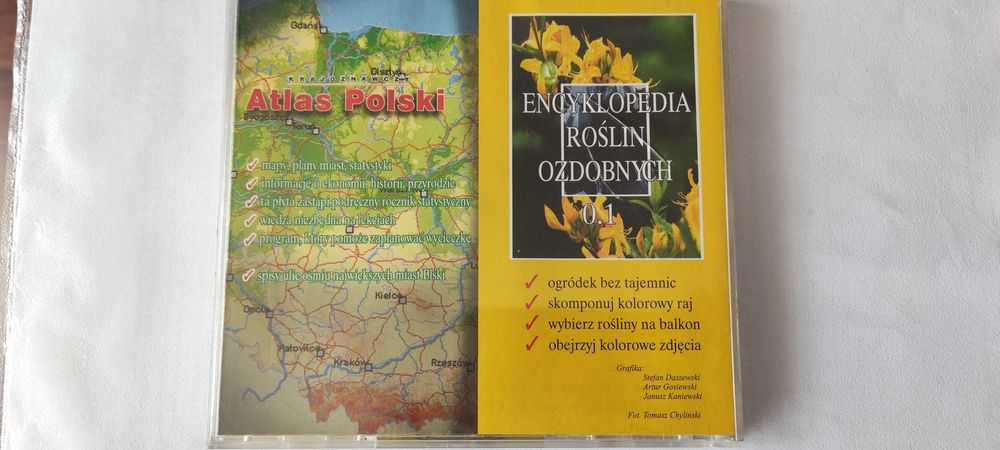 Atlas Polski,encyklopedia roślin ozdobnych Box 2 x cd