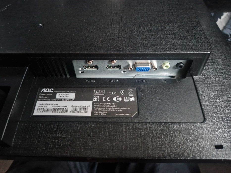 Monitor AOC M2470SWH – 24” Full HD | VA | HDMI