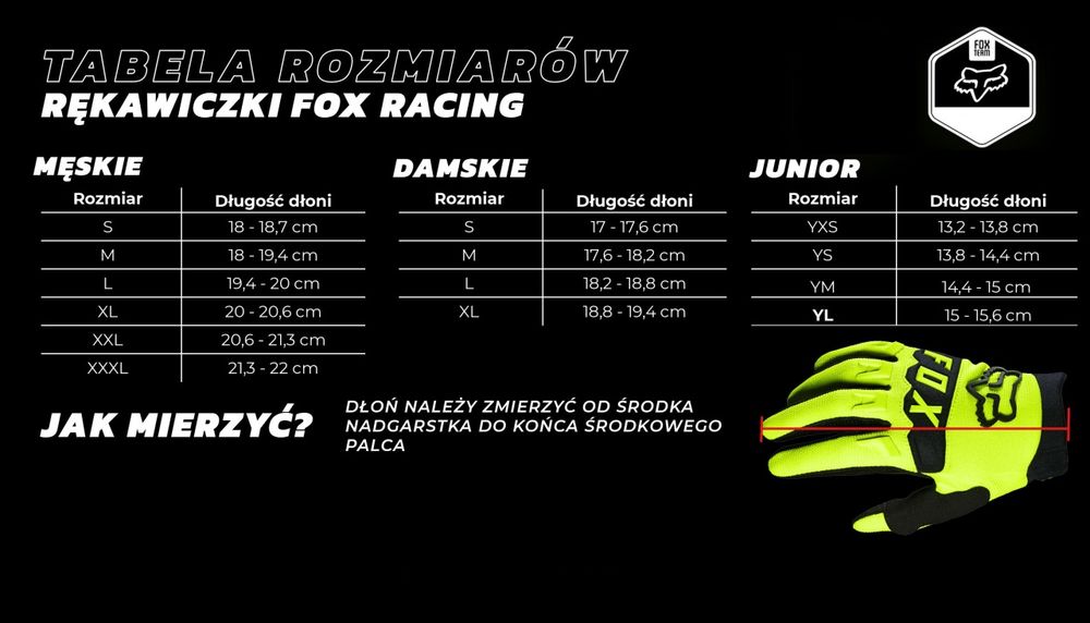 WYPRZEDAŻ FOX DIRTPAW rękawiczki rękawice rower cross enduro mtb 2016