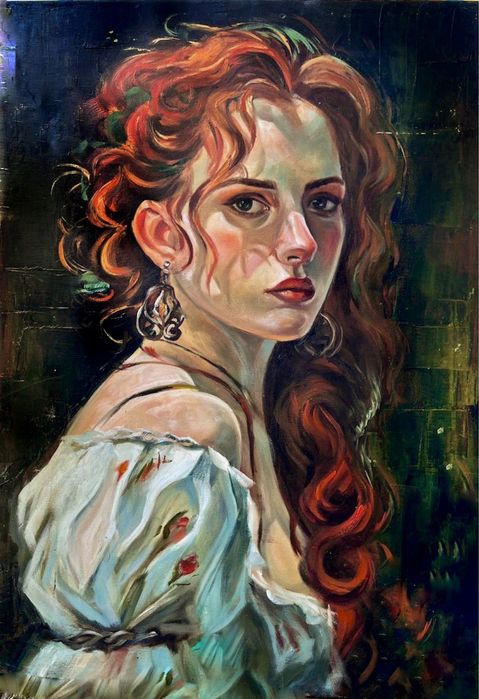 Картина олією,портрет