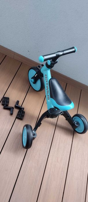 Rowerek biegowy 3w1 Milly Mally Optimus w dobrym stanie