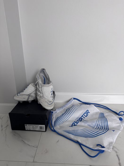 Korki Adidas Predator Elite FT FG r. 39 1/3 Białe + Worek