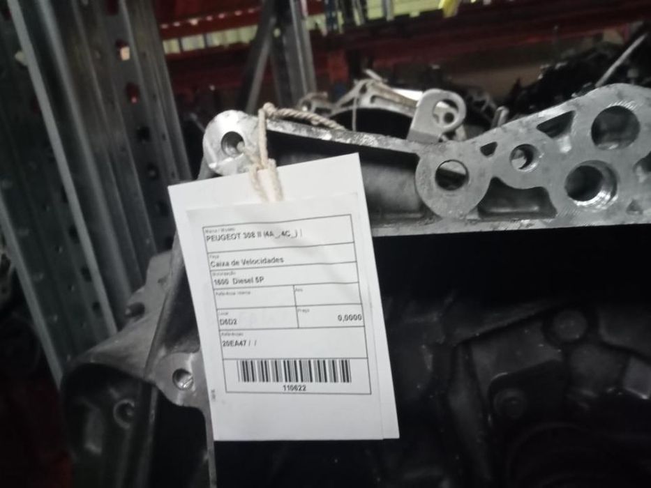 CAIXA VELOCIDADES PEUGEOT 308 II 1.6 HDI / 20EA47