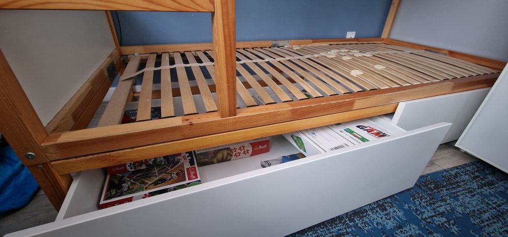 Łóżko KURA Ikea piętrowe 90x200