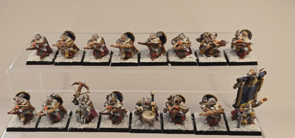 Warhammer Old World Dwarf Mountain Holds armia malowana