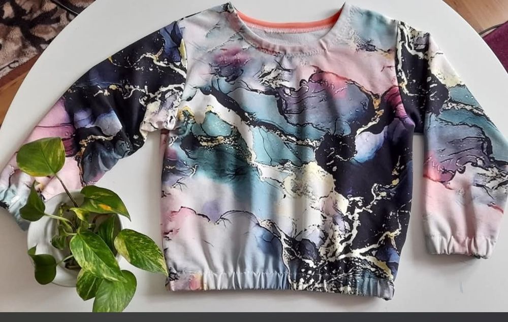 Bluza handmade dla dziewczynki