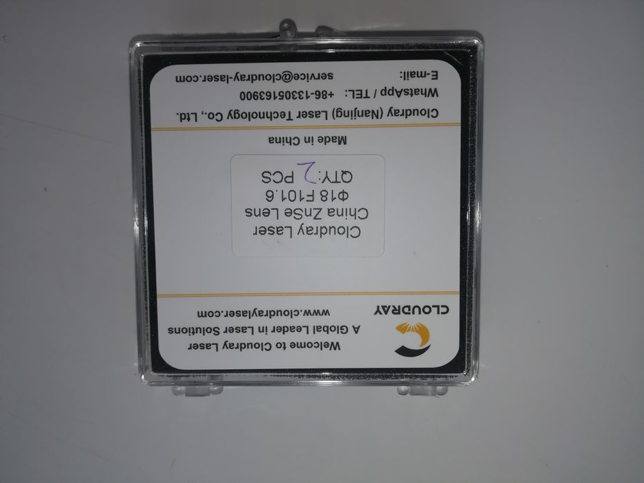 Линза для СО2 лазера 18мм, 20мм 63.5, 101.6