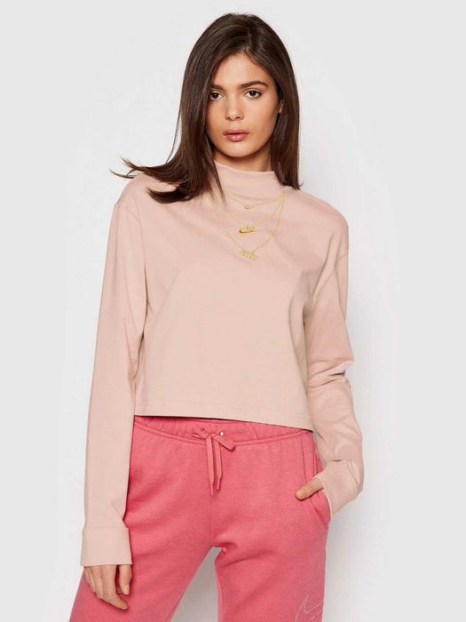 NIKE Sportswear Nowa Bluzka Damska S-XL Koszulka półgolf Oryginalna