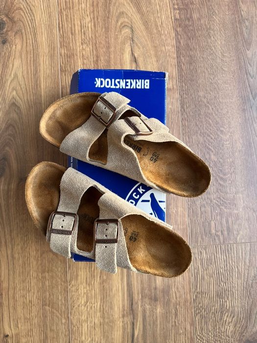 Birkenstock Arizona couro de camurça