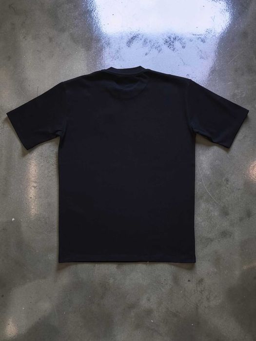 Karl Lagerfeld Męski T-shirt Czarny L Logo Karl Ikonik