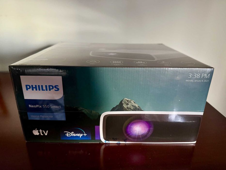 Projetor doméstico PHILIPS NeoPix 550 Smart (NOVO, NA CAIXA)