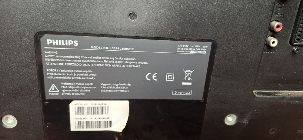 Продам телевізор Philips 32PFL3403S. Б/в, 32"